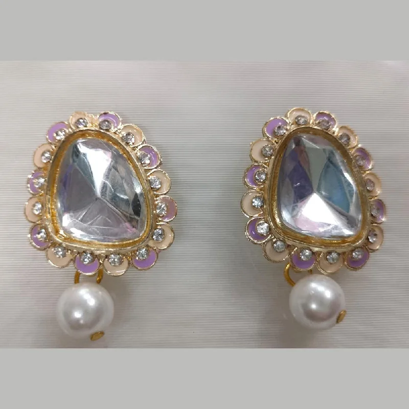 Your Dream Jewelry At Dream Prices Khushboo Jewellers Gold Plated Stud Earrings (Assorted Color)