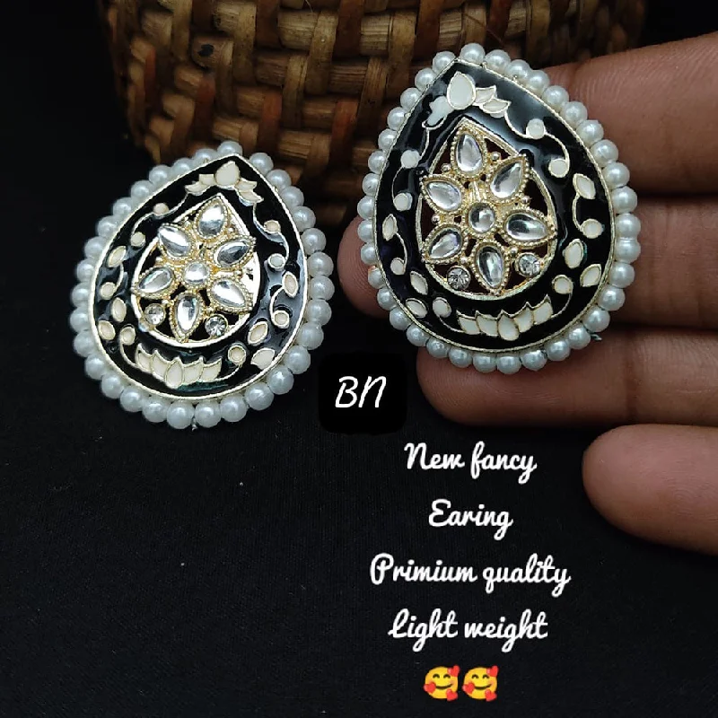 Jewelry Clearance Event – Stock Up Before It's Over Lucentarts Jewellery Gold Plated Meenakari Stud Earrings