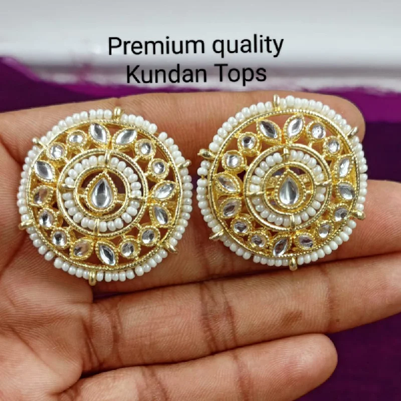 Best Jewelry Deals – Premium Quality At Exclusive Discounts Manisha Jewellery Gold Plated Kundan Stone Stud Earrings