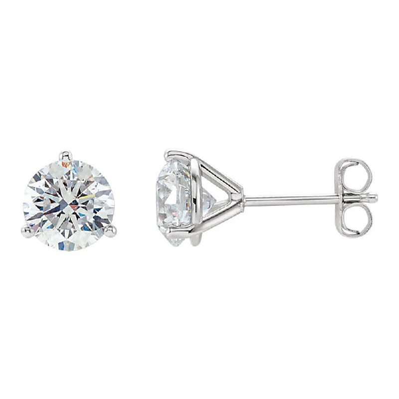 Dazzle In Elegance With Our Biggest Jewelry Sale Platinum 4mm Round 1/2 CTW (G-H, SI2-SI3) Diamond Stud Earrings