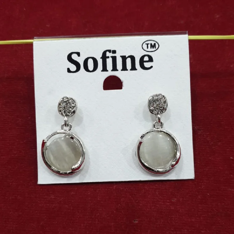 Fashion-Forward Jewelry At Exclusive Discounts Sofine Silver Plated Stud Earrings