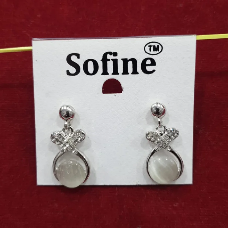 Dazzle In Elegance With Our Biggest Jewelry Sale Sofine Silver Plated Stud Earrings