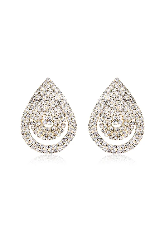 Trending Jewelry Styles Now At Limited-Time Discounts Sparkle Teardrop Stud Earrings