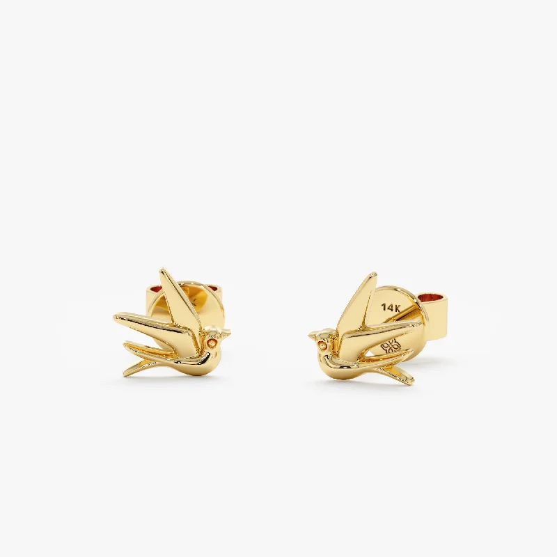 Huge Savings On Premium Jewelry Styles Swallow Bird Stud Earrings, Leslie