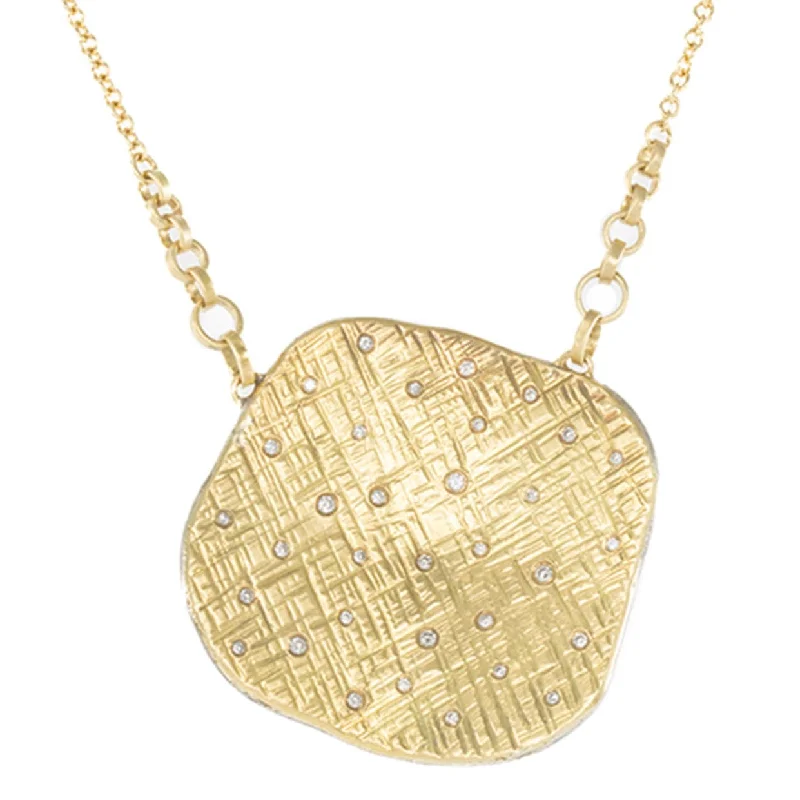 Buy More, Save More – Special Jewelry Discounts Aspen Squared Statement Necklace - 18ky + Reclaimed VS Diamonds