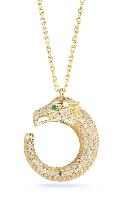 Must-Have Jewelry At Unbelievable Discounts CZ Panther Necklace