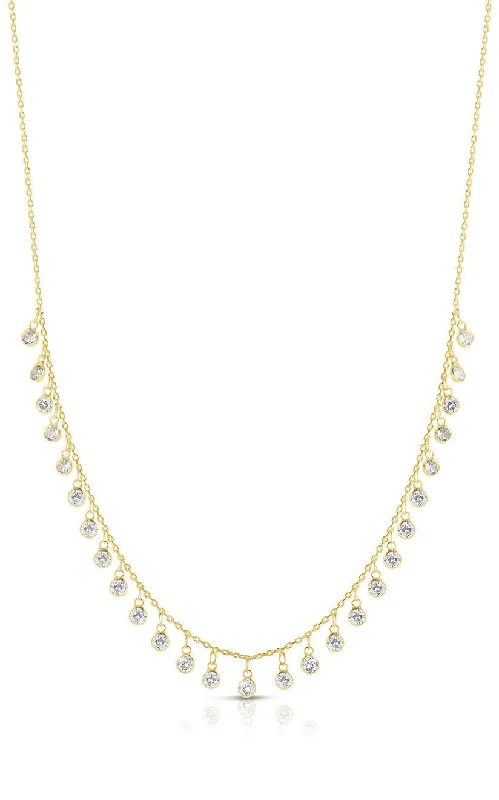 Buy More, Save More On Stunning Jewelry Pieces Dangling CZ Charm Necklace