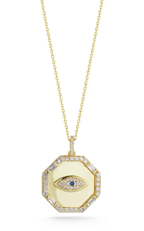 Shop Elegant Jewelry At Unbeatable Prices Evil Eye Medallion Necklace