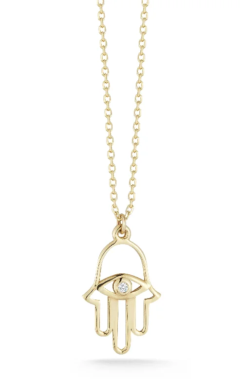 Elegant Jewelry, Exclusive Prices – Shop Now Hamsa X Evil Eye Necklace