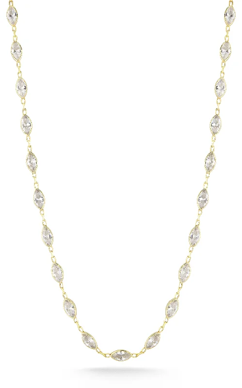 Elevate Your Outfit With Discounted Statement Jewelry Marquise Choker Necklace