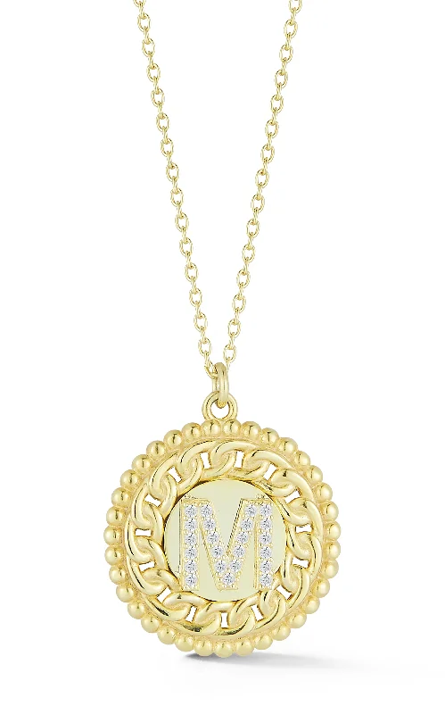 Discover Unique Jewelry With Special Limited-Time Offers Medallion Initial Pendant Necklace