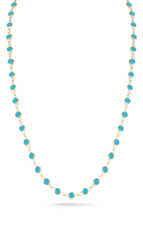 Make Your Outfit Shine With Discounted Jewelry Continuous Bezel Necklace