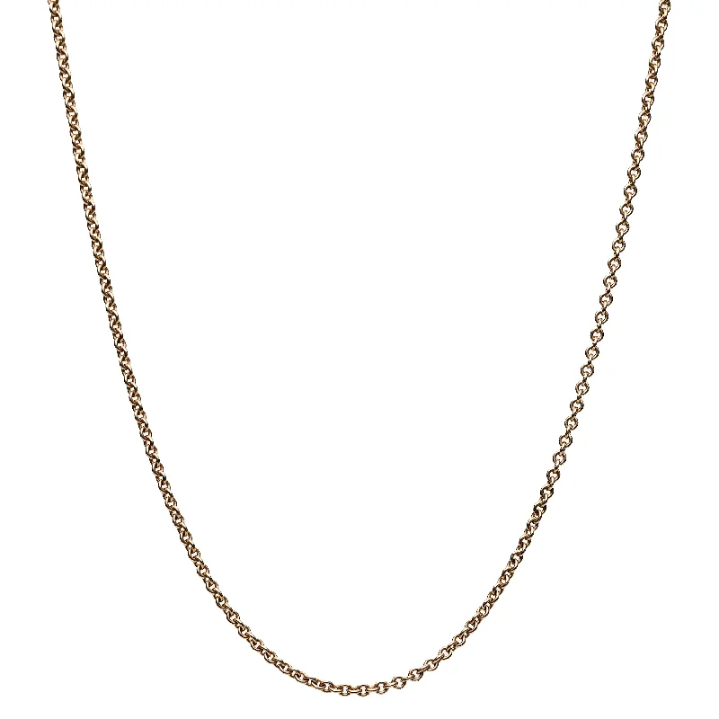 Glamorous Jewelry, Glamorous Deals – Shop Now Vintage 14k Small Circle Link Chain 20"