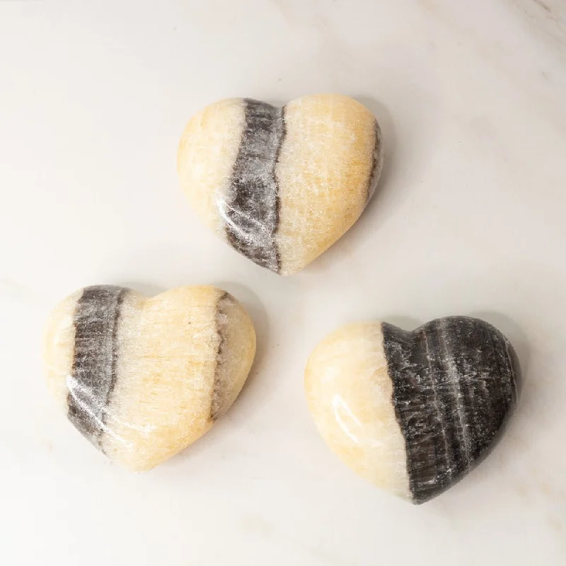 Get Ready To Sparkle – Special Jewelry Discounts Zebra Calcite Heart